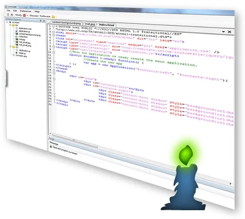 The Luminate editor